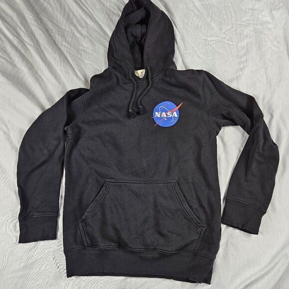 N.A.S.A Black hoodie Size Small Label of Graded Goods - Picture 1 of 7